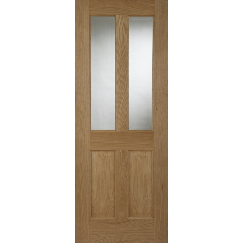 Oxford Oak 2L Glazed Unfinished