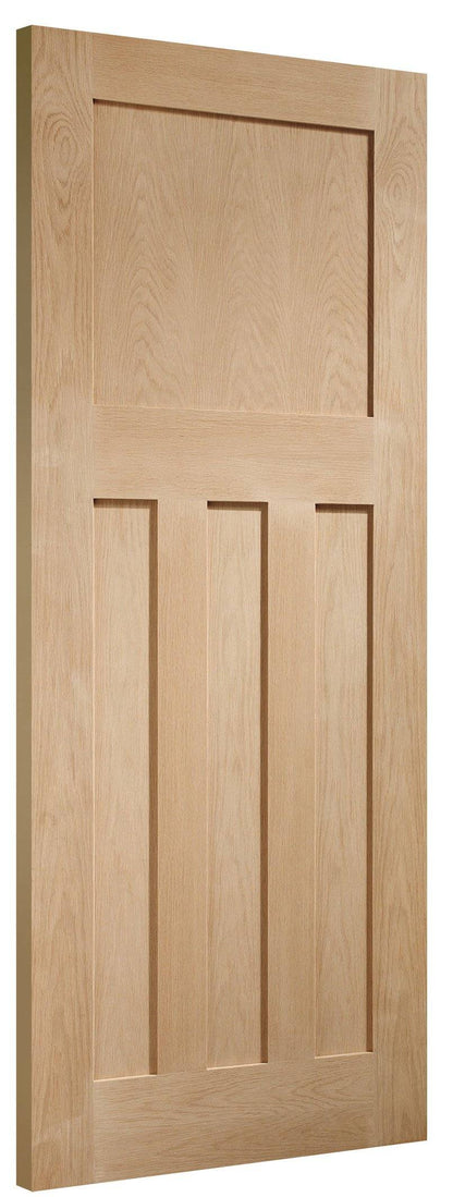 Wooden door with a simple design on a white background