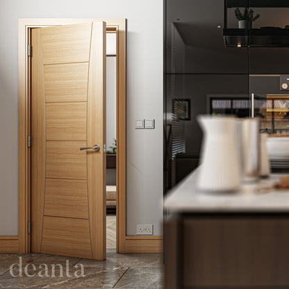 Pamplona Prefinished Oak internal door deanta
