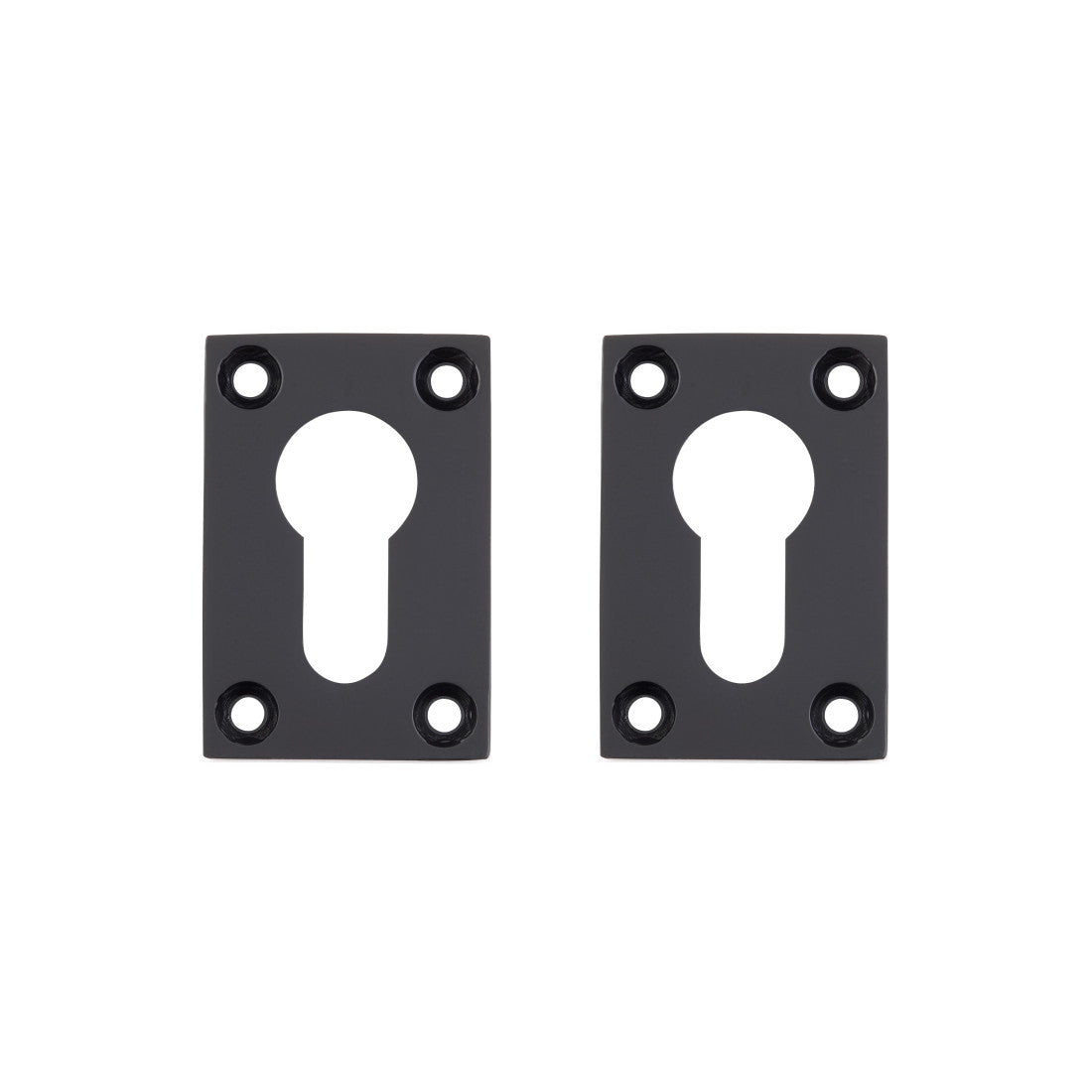 Slim Escutcheon (Pair) Matt Black