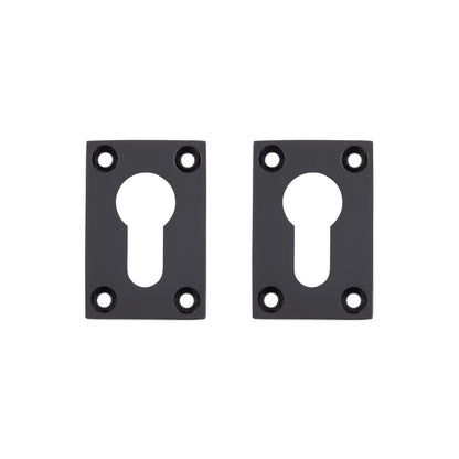 Slim Escutcheon (Pair) Matt Black