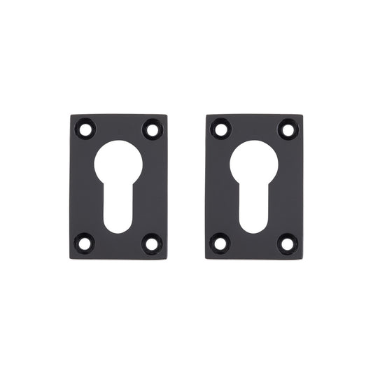 Slim Escutcheon (Pair) Matt Black