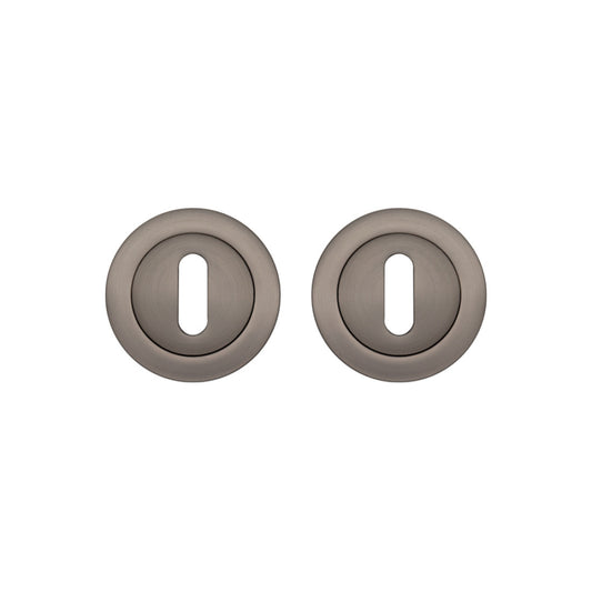 Escutcheon (Pair) Matt Satin Black