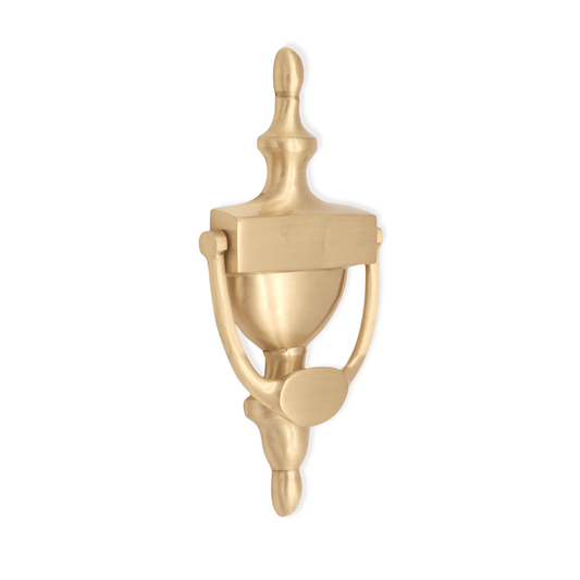 Victorian Door Knocker 200mm Satin Brass