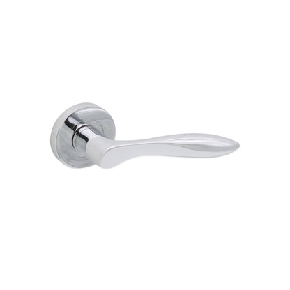 Pearle Lever Door Handle Polished Chrome