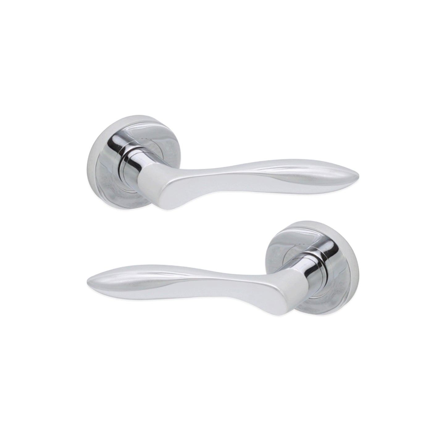 Pearle Lever Door Handle Polished Chrome