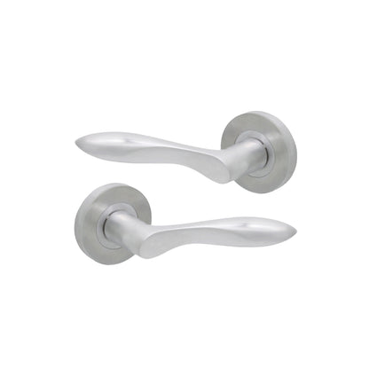 Pearle Lever Door Handle Satin Chrome