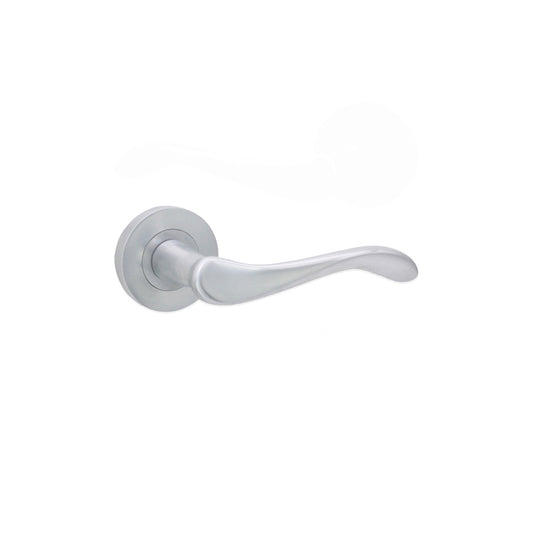 Rosalie Lever Door Handle Satin Chrome