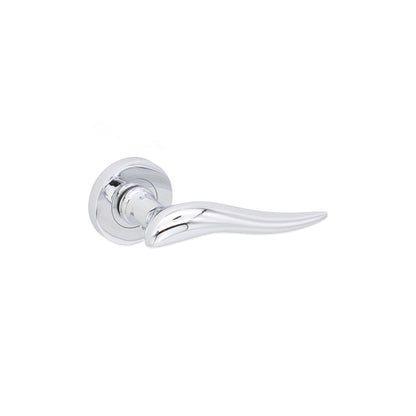 Flavia Lever Door Handle Polished Chrome