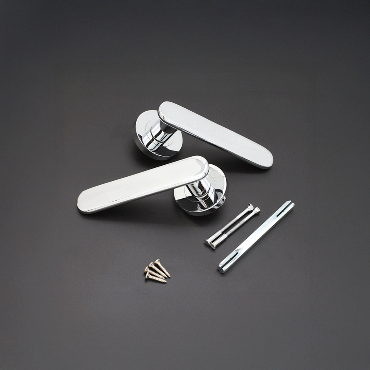 Skyla Lever Door Handle Polished Chrome