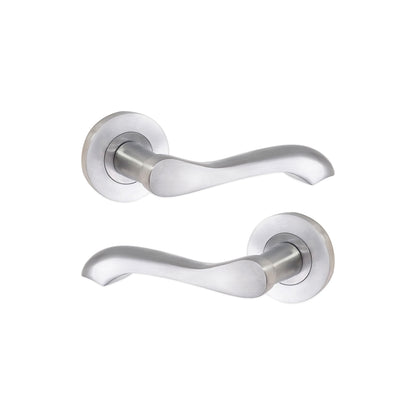 Camila Lever Door Handle Satin Chrome