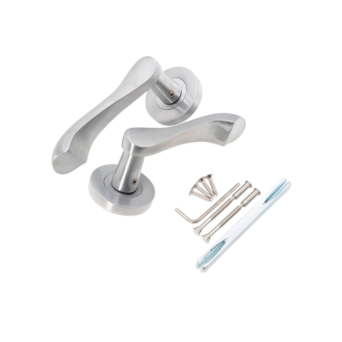 Camila Lever Door Handle Satin Chrome