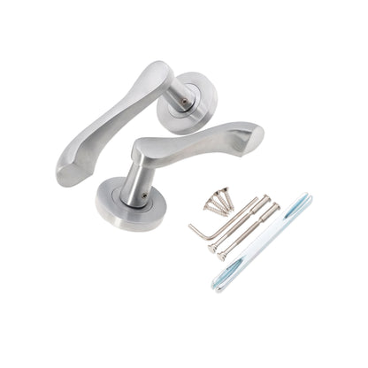 Camila Lever Door Handle Satin Chrome