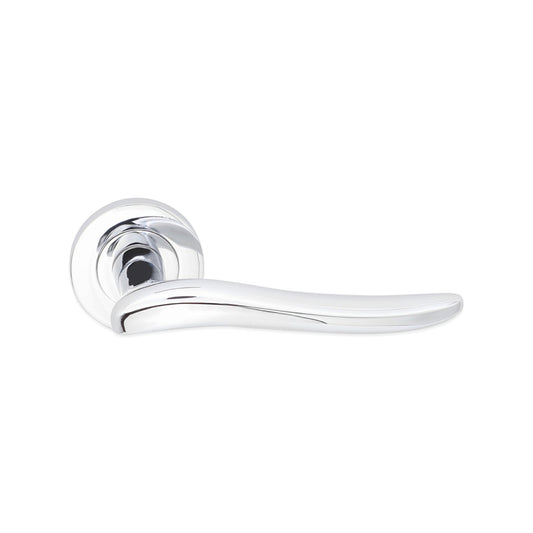 Senza Lever Door Handle Polished Chrome