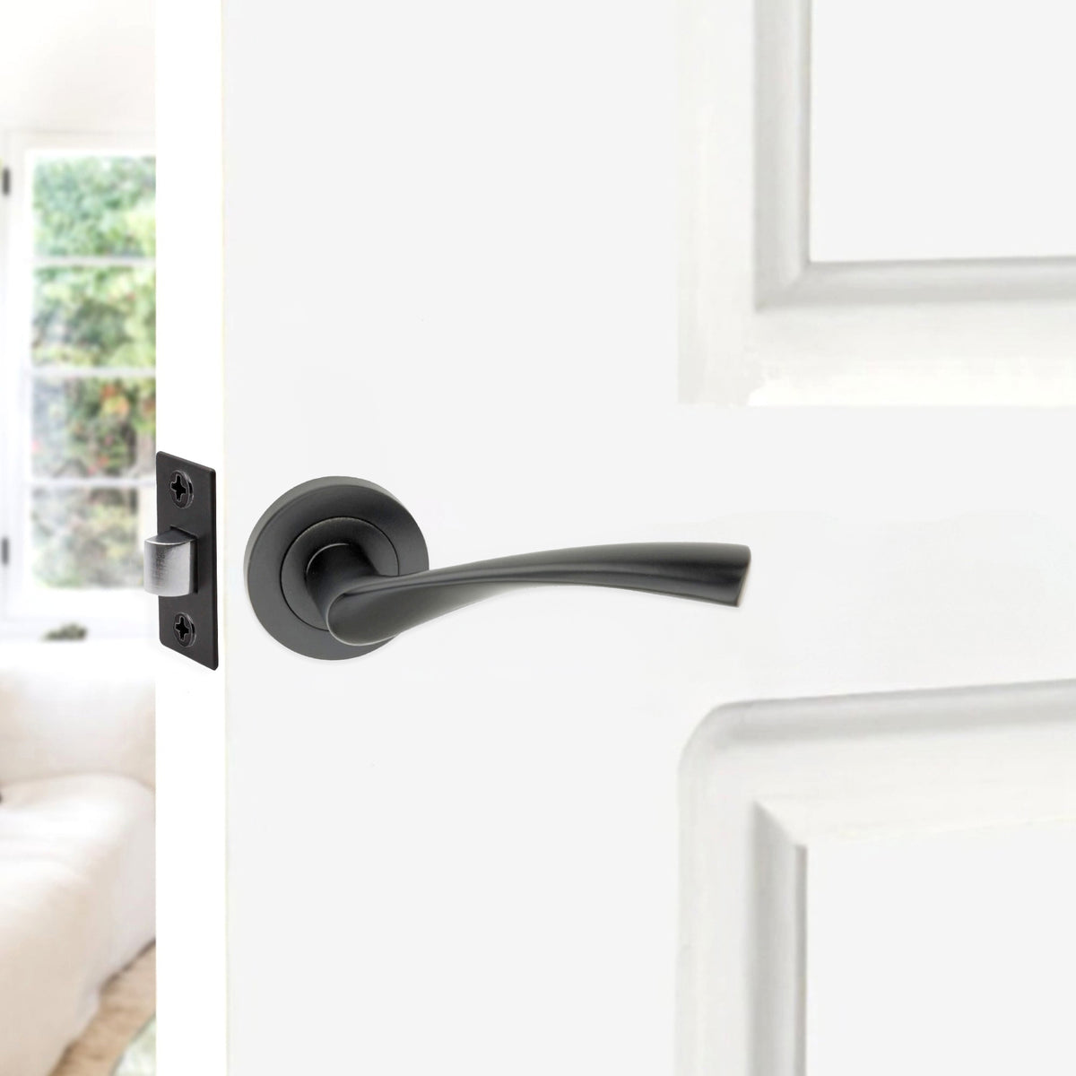 Mercury Lever Door Handle Matt Black