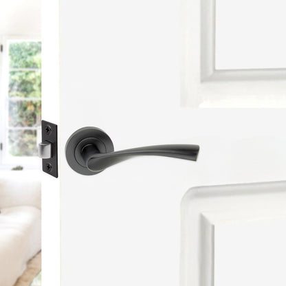 Mercury Lever Door Handle Matt Black