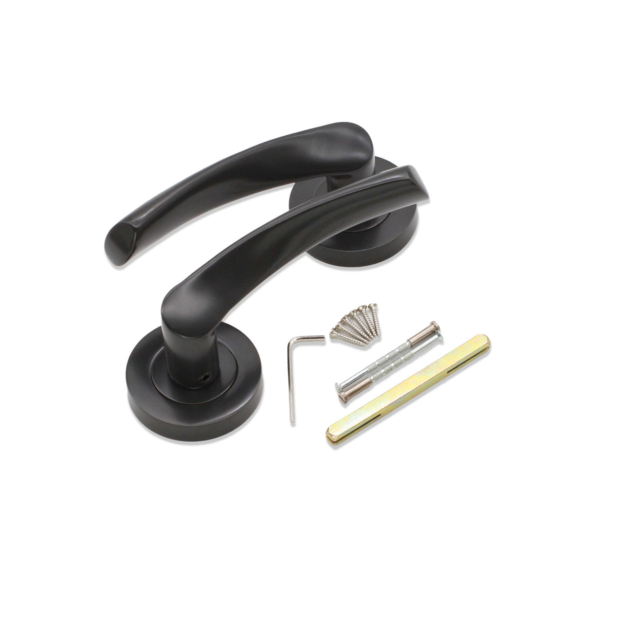 Mercury Lever Door Handle Gunmetal Grey