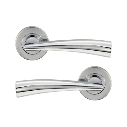 Leygo Lever Door Handle Polished Chrome