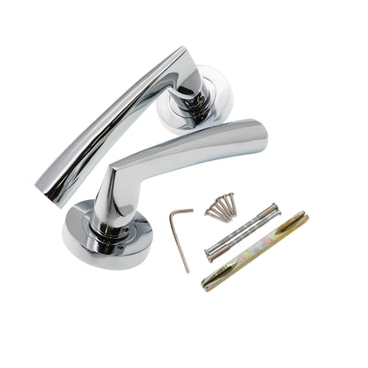 Leygo Lever Door Handle Polished Chrome