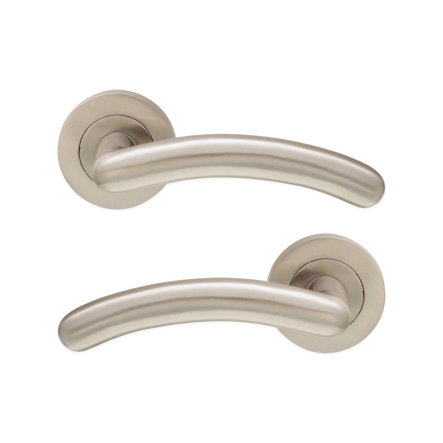 Taurus Lever Door Handle Satin Nickel