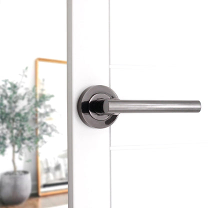 Jura Lever Door Handle Black Nickel
