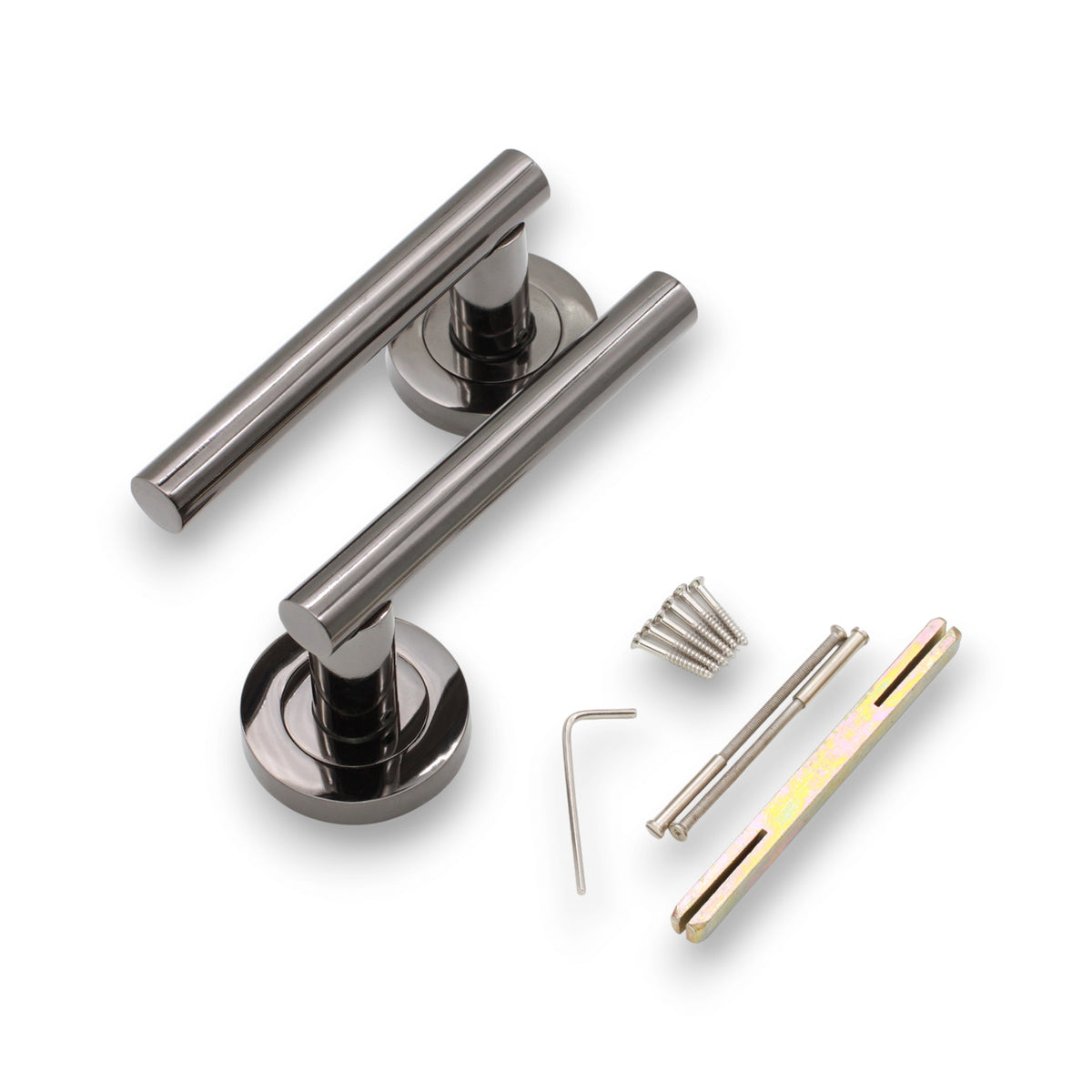 Jura Lever Door Handle Black Nickel