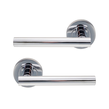 Jura Lever Door Handle Polished Chrome
