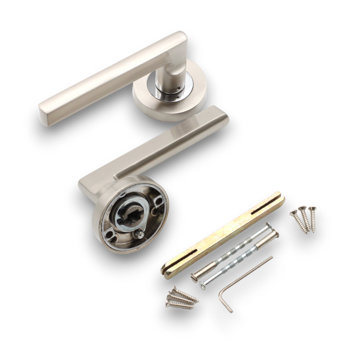 Drox Lever Door Handle Dual Tone