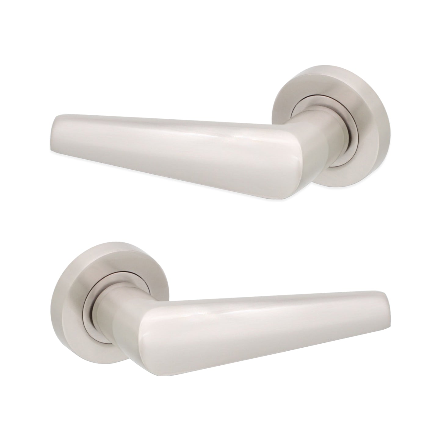 Aero Lever on Rose Satin Nickel