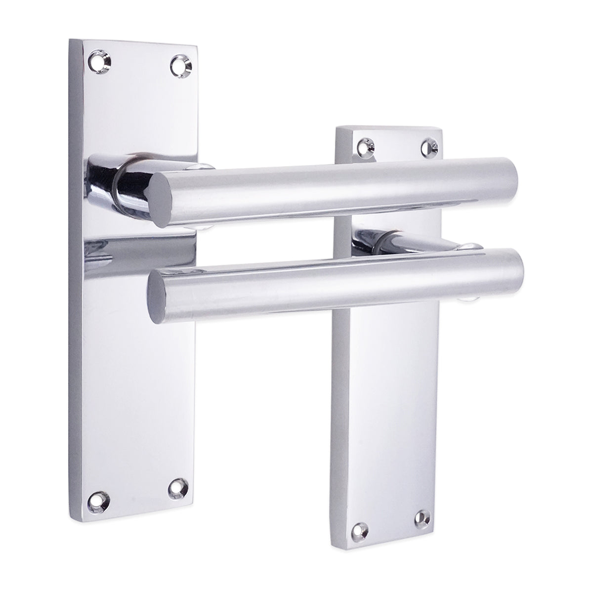 Jura Lever on Backplate Latch Polished Chrome