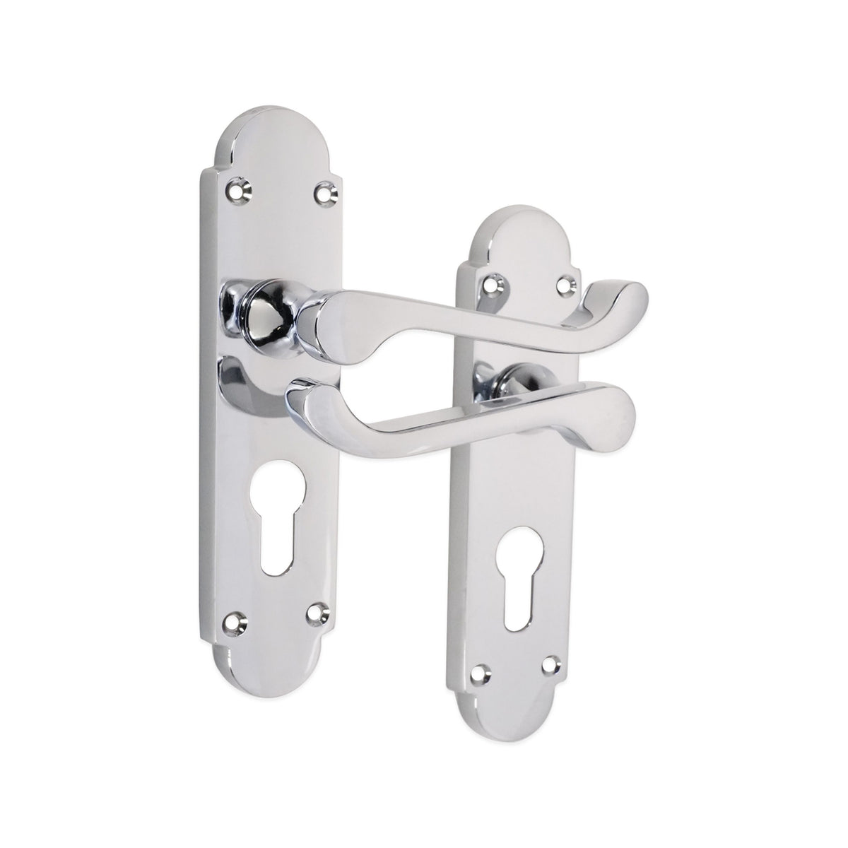 Oakley Lever on Backplate Euro Polished Chrome