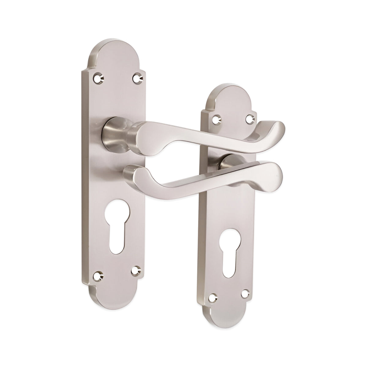 Oakley Lever on Backplate Euro Satin Nickel