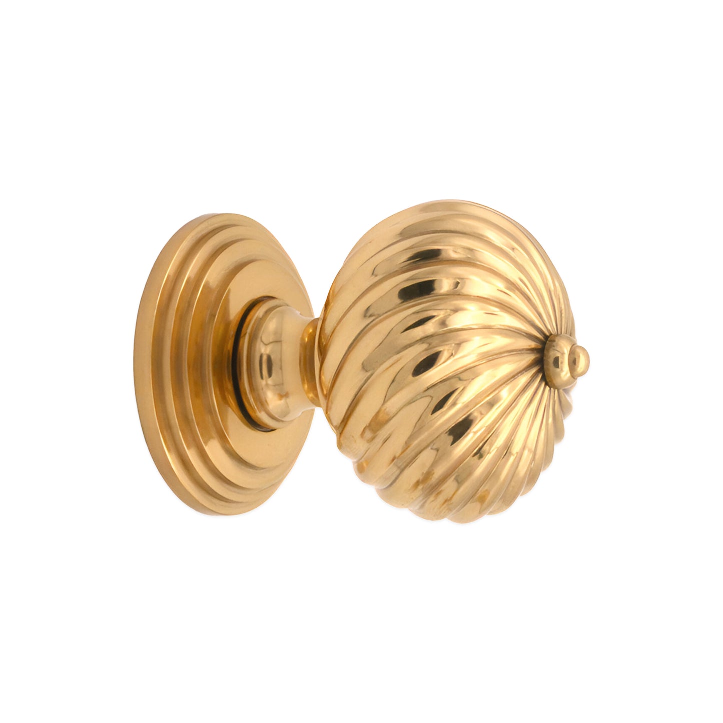 Burcot Mortice Door Knob Polished Brass