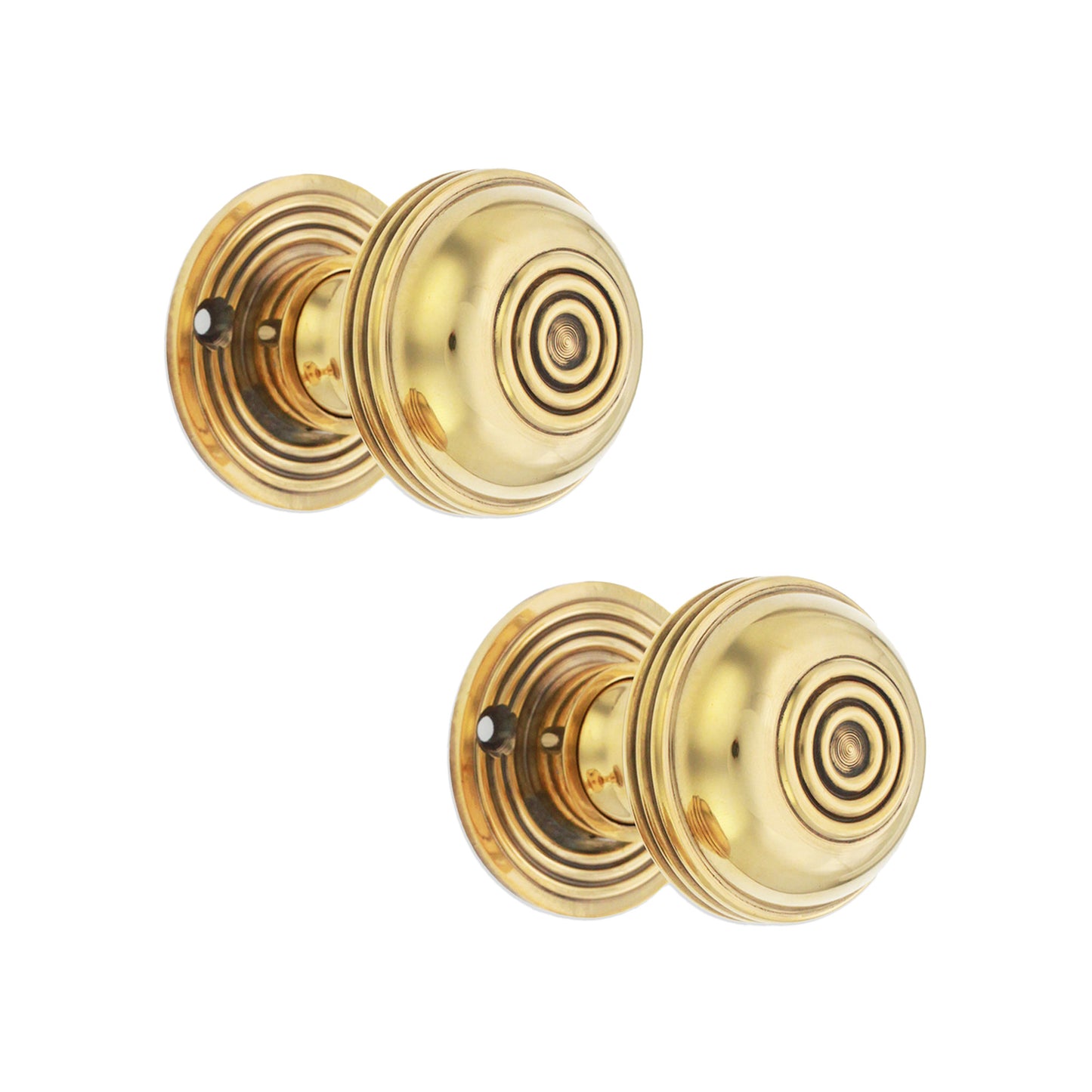 Bloxwich 50mm Rim/Mortice Door Knob Aged Brass