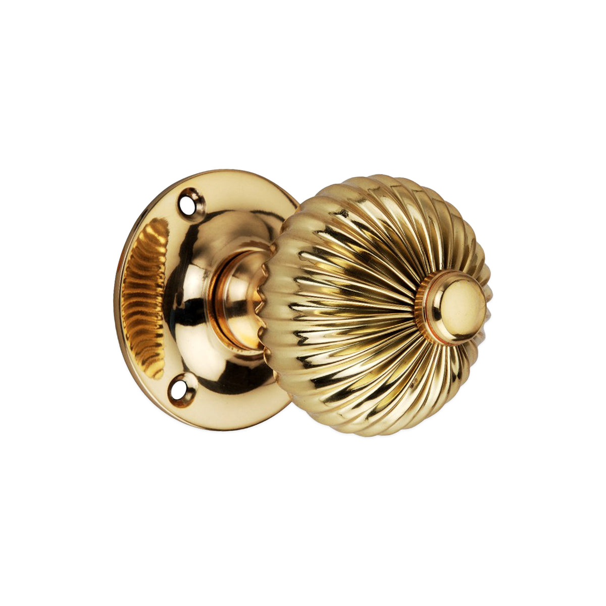 Regency Mortice Door Knob Polished Brass