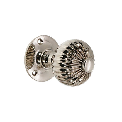 Regency Mortice Door Knob Polished Nickel
