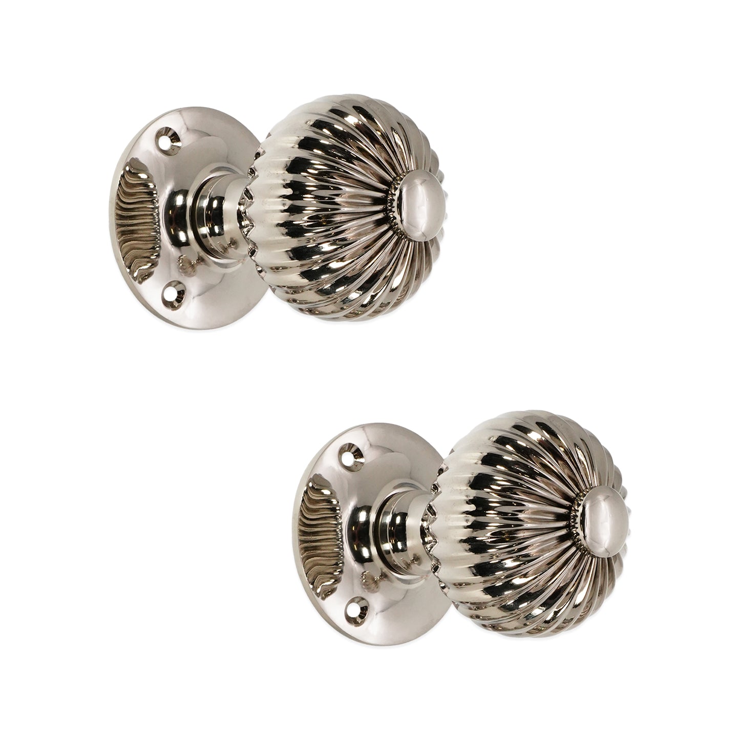 Regency Mortice Door Knob Polished Nickel