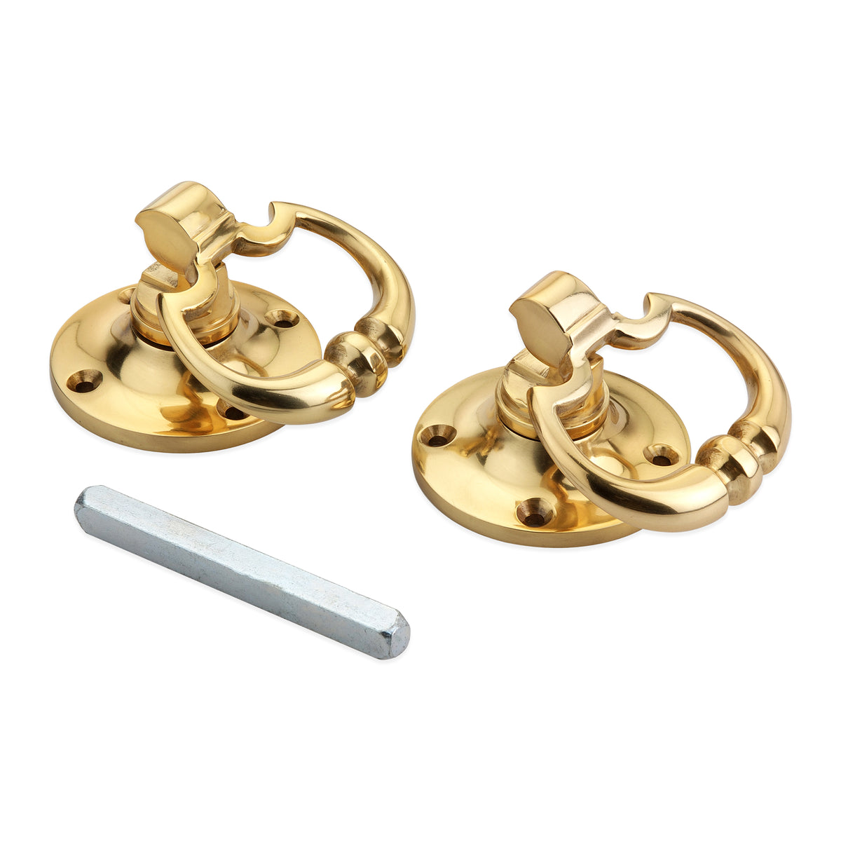 Dutch Drop handle Polished Brass