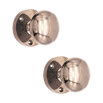 Victorian Door Knob Black Nickel