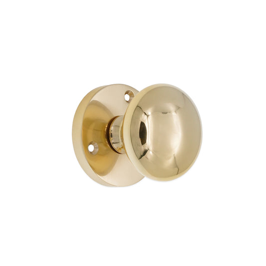 Victorian Door Knob Polished Brass