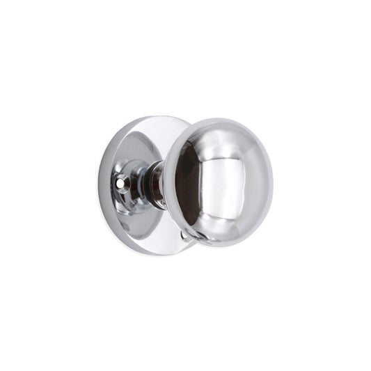 Victorian Door Knob Polished Chrome