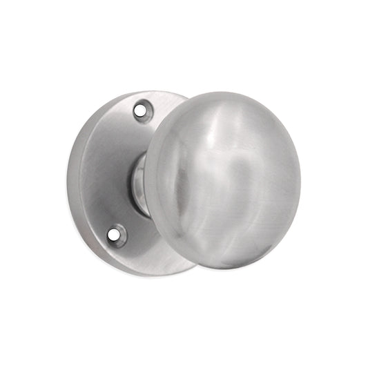 Victorian Door Knob Satin Chrome