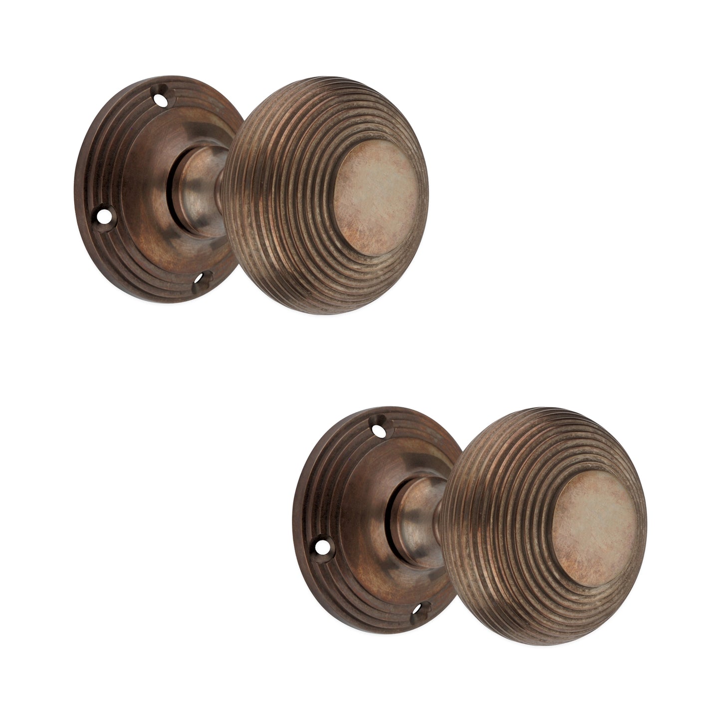 Beehive Door Knob 55mm Antique