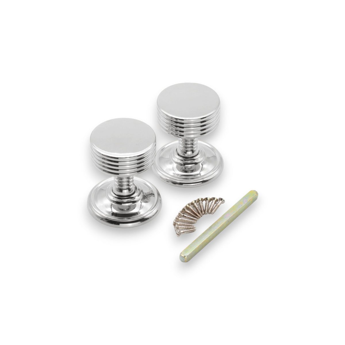 Oxford Mortice Door Knob Polished Nickel