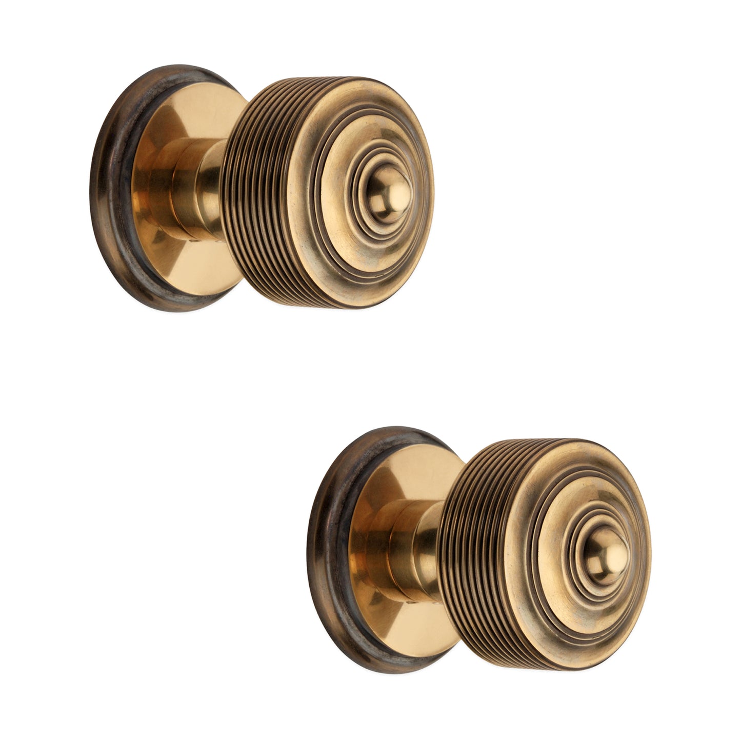 Carter Mortice Door Knob Aged Brass