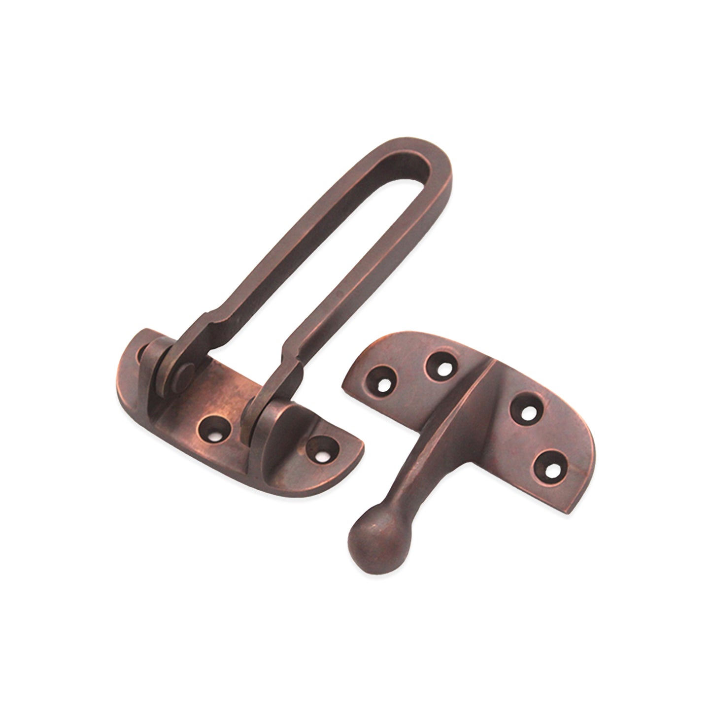 Brass Door Guard 105mm Aged Bronze