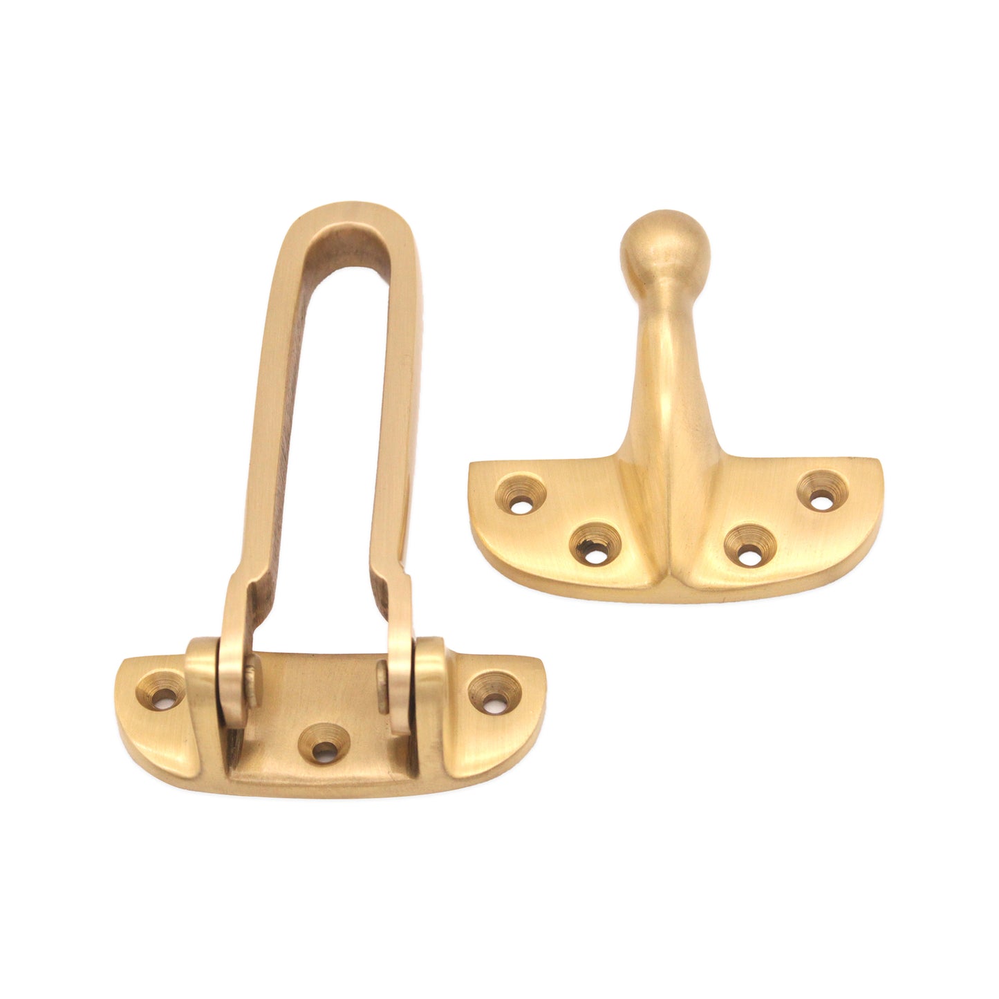Brass Door Guard 105mm Satin Brass