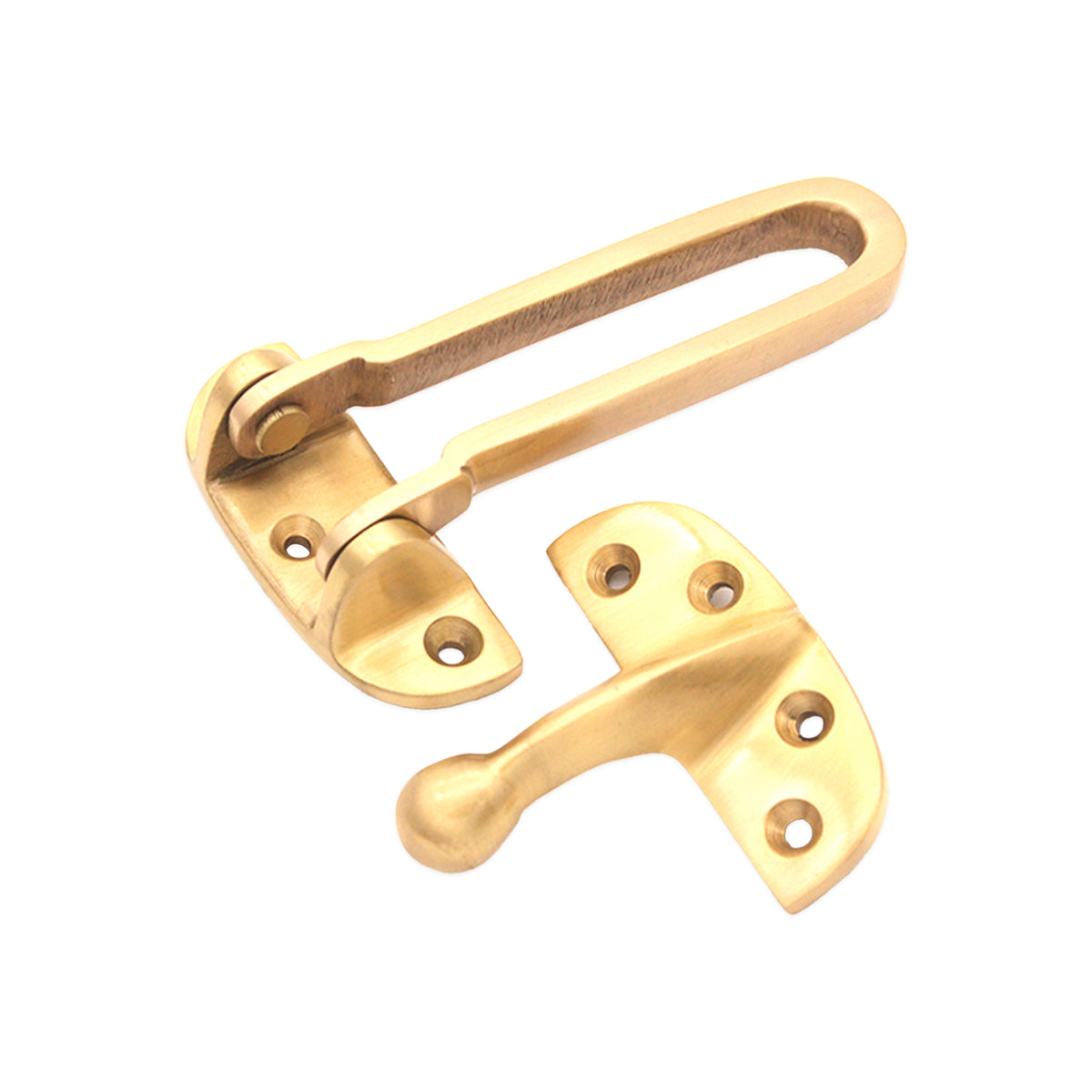 Brass Door Guard 105mm Satin Brass