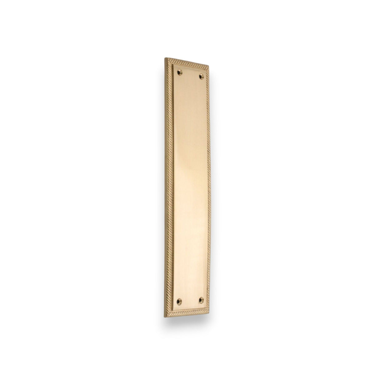 Georgian Finger Plate 300mm  Satin Brass