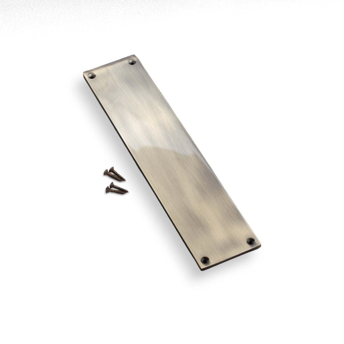 Victorian Finger Plate 300mm Antique Brass